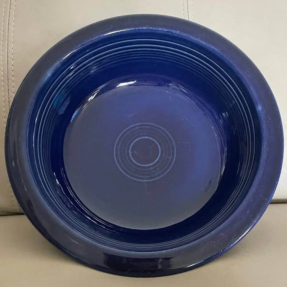 1940s Vintage Fiestaware Cobalt Blue Bowl - Rare 